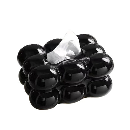 Keramische Tissue Box Zuckerwatte Schublade Serviettenkarton Papierhandtuchhalter Schublade Tablett Haushalt Lagerung Esstisch Tissue Box