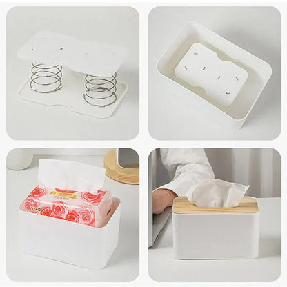 Automatic Spring Dispensing Box Gift Box Spring Tray Automatic Paper Towel Inner Holder for Safety Driving Kitchen Tissue Boxes